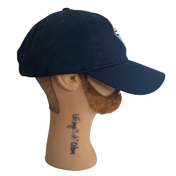 New Era Men's Navy Vancouver Whitecaps FC Team Logo 9TWENTY Adjustable Hat - Picture 3 of 8